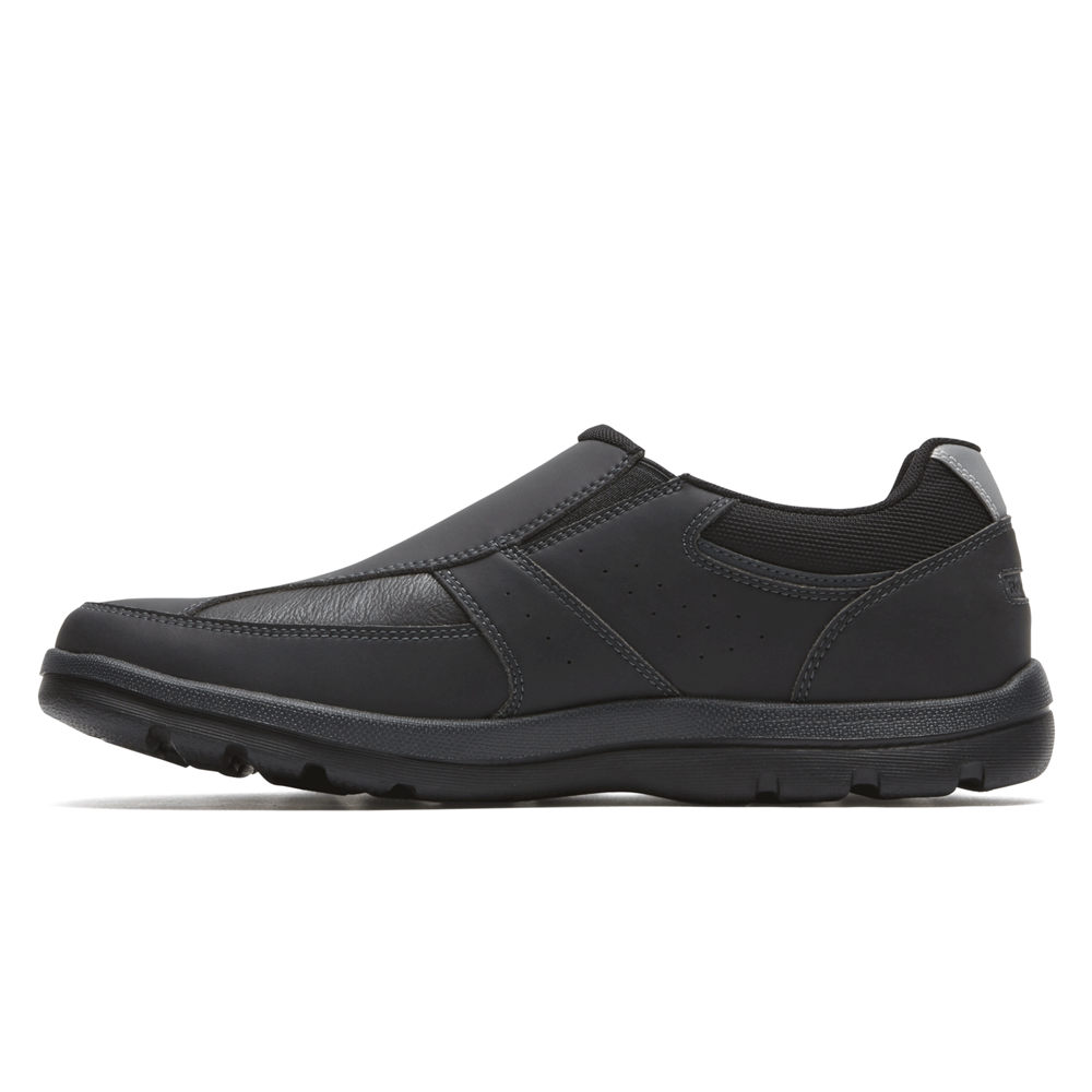 Rockport Singapore Mens Slip-On - Get Your Kicks Black - NS5087963